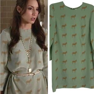 Anthropologie Charlotte Taylor Donkey Silk Dress Size 8 ASO Pretty Little Liars